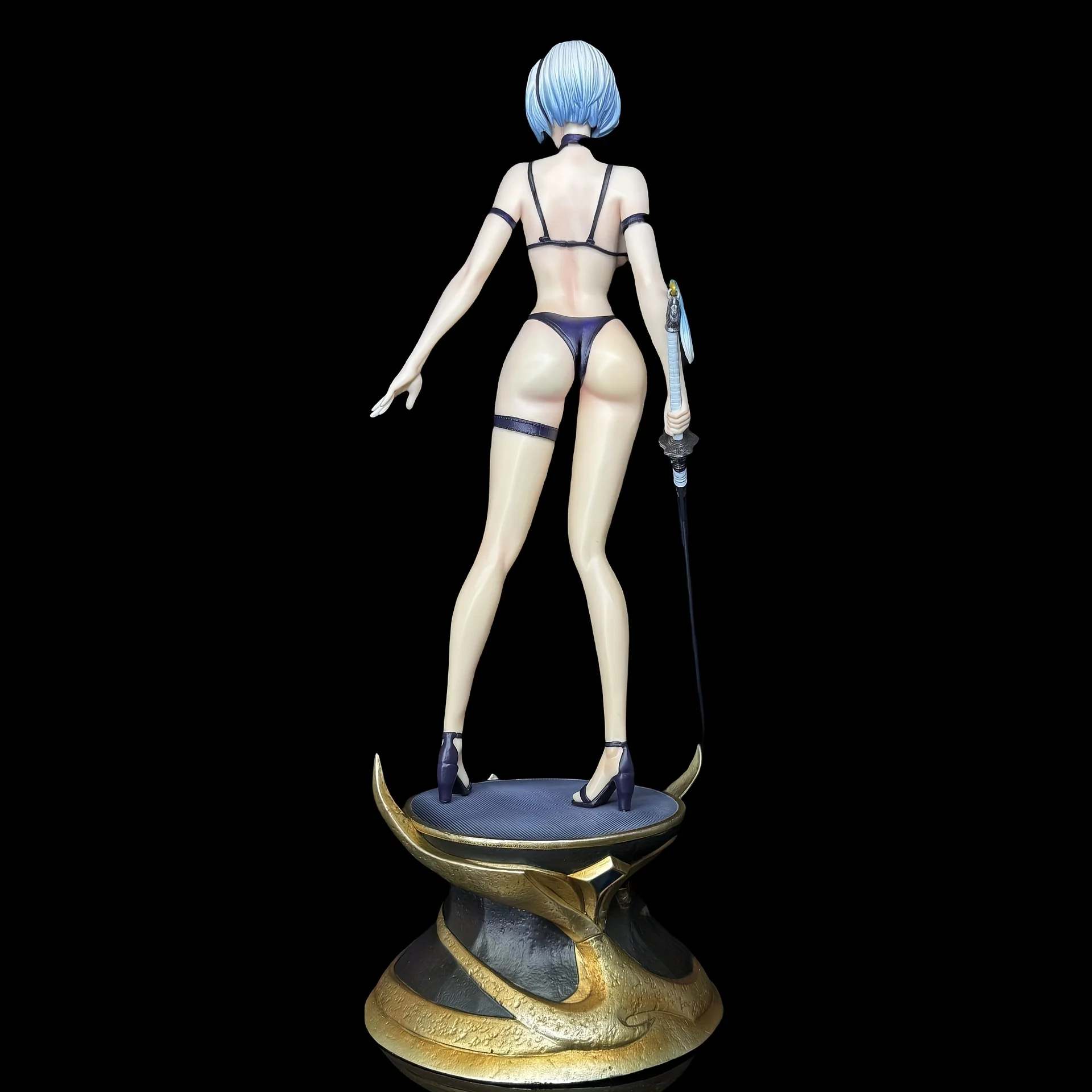 55CM NieR : Automata YoRHa No. Figurine en PVC dur de Type 2B 2A 2 A B ver girl, jouet de jeu, Collection pour adultes, modèle animé, poupée, cadeaux