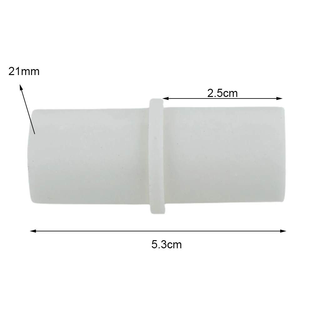 Kit de extensão de mangueira de drenagem, plástico resistente, suporte em forma de U, encaixe do PVC, braçadeiras de aço inoxidável