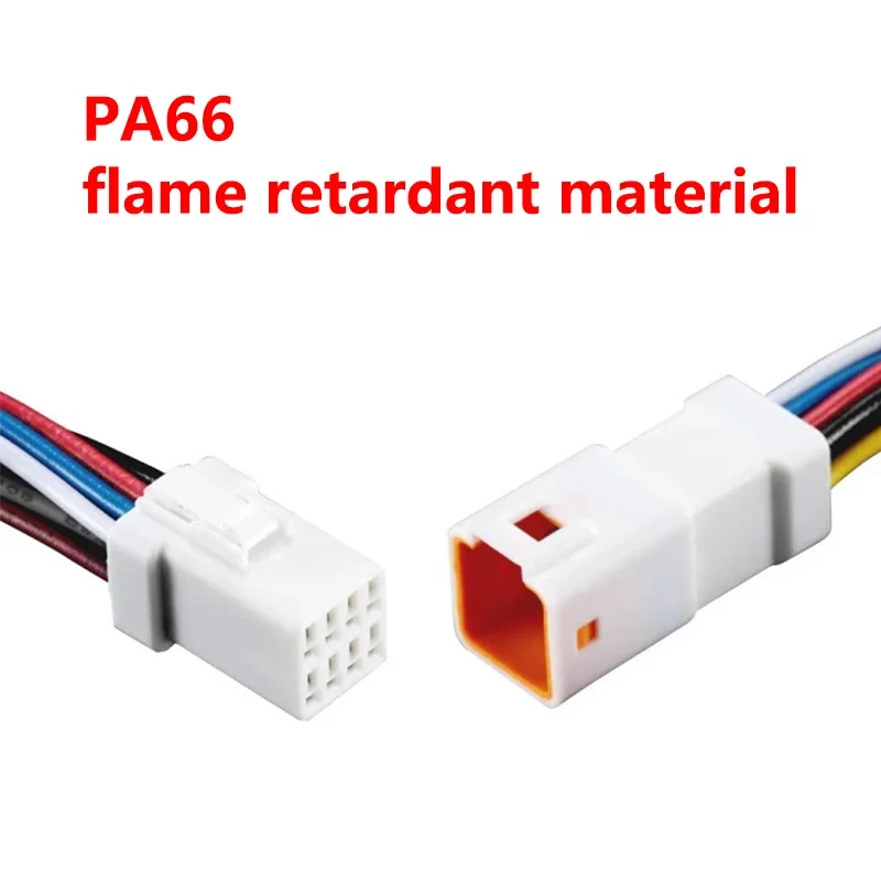 0.6 MM 2P 3P 4P 6P 8P Waterproof Wire Male And Female Connector Plug Socket With Cable JST JWPF Electrical Connectors