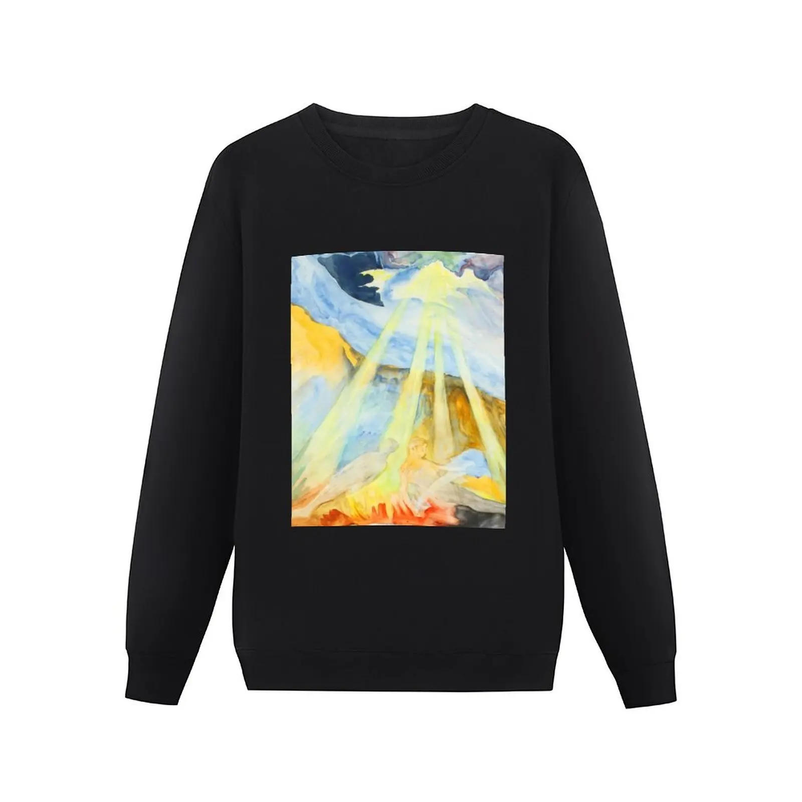 Hilma Af Klint - Untitlet - Watercolour Pullover Hoodie autumn new products men's winter sweater sports sweatshirt man