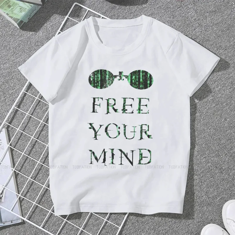 The Matrix TShirt for Woman Girl Free Your Mind Morpheus Humor Sweatshirts T Shirt High Quality Trendy 4XL 5XL