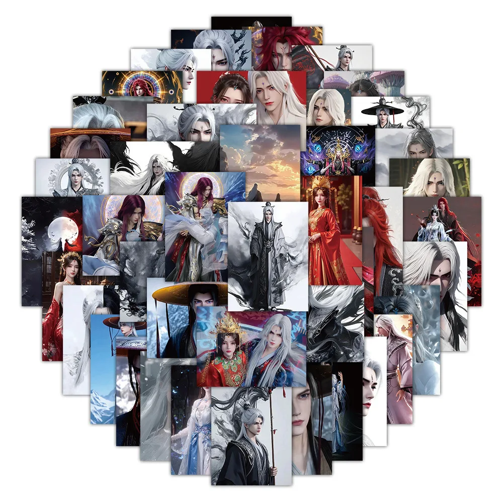 10/30/60Pcs Anime Renegade Immortal‌ Wallpaper Character Decorative Stickers DIY Guitar Phone Skateboard Waterproof Stickers