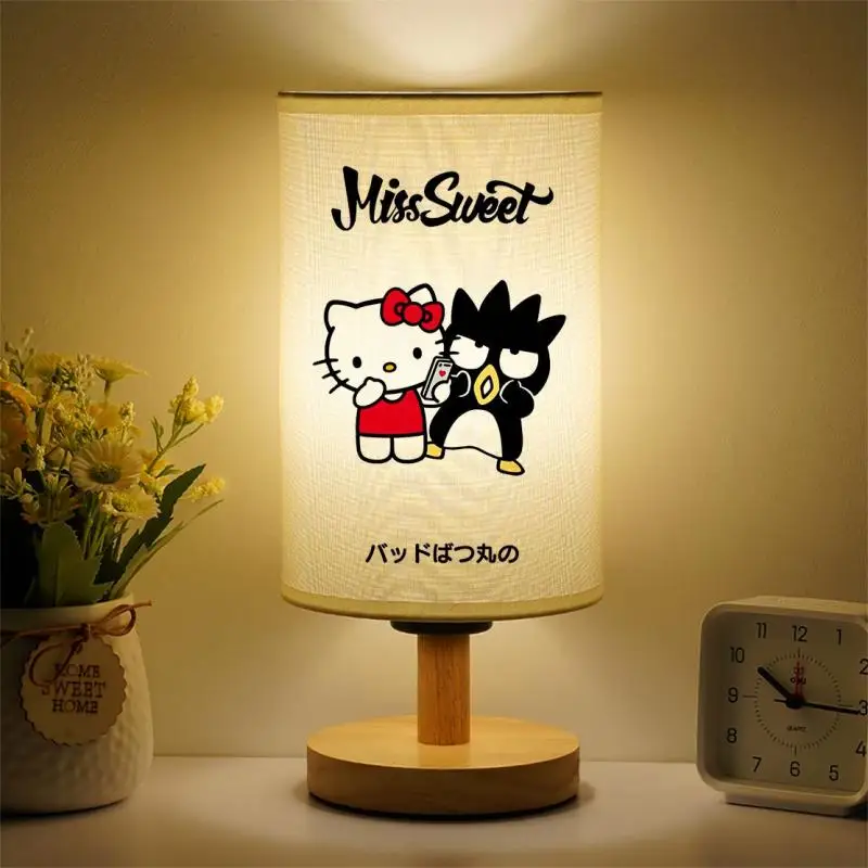 

Sanrio BadBadtz-maru Cartoon Cartoon Cute Bedside Lamp Students Holiday Gift To Learn with A Small Night Light