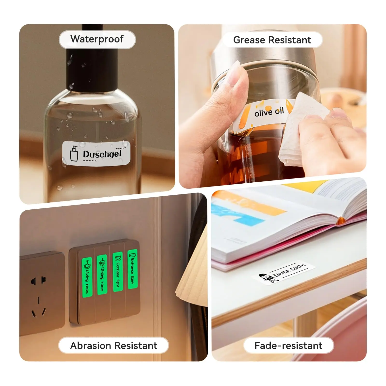 Niimbot D110 Mini Portable Label Printer Inkless Labeler Sticker Bluetooth Thermal Label Maker Machine With Self-adhesive Labels