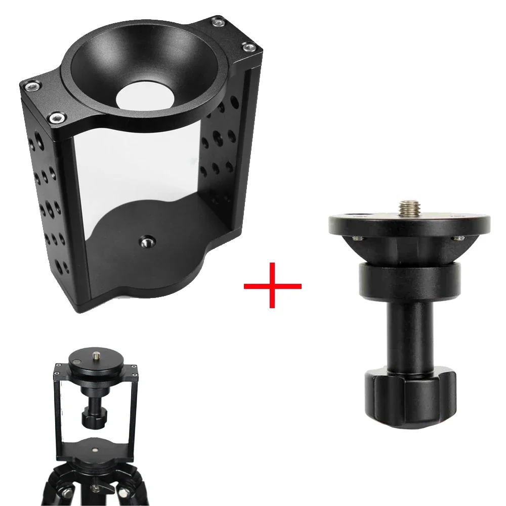 75mm Half Ball Flat to Bowl Riser Cradle Adapter Converter for Manfrotto Tripod Video Fluid Head DSLR Rail Slider Dolly