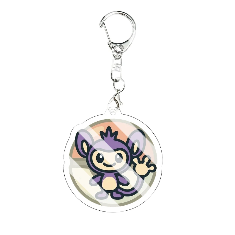 Dragonite Mimikyu Acryl-Schlüsselanhänger Zorua Jirachi Phantump Cartoon-Anhänger Schlüsselring Sammlerstück Taschenanhänger Anime Geburtstagsgeschenk – Detail 13