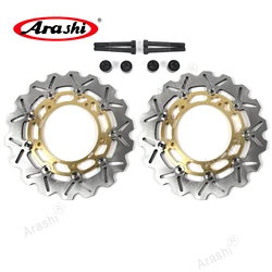 Arashi 298mm Oversize CNC Front Brake Disc Rotors For YAMAHA XP TMAX 530 2012-2015 / XP T-MAX Tech Max ABS 560 2020 2021