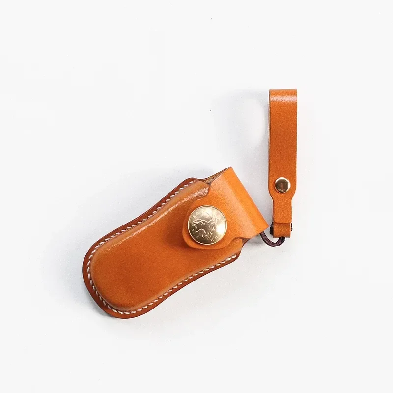 for Porsche Cayenne Macan Leather Handmade 3D Shaping Customized High End Key Cover Bag with Exquisite Chain