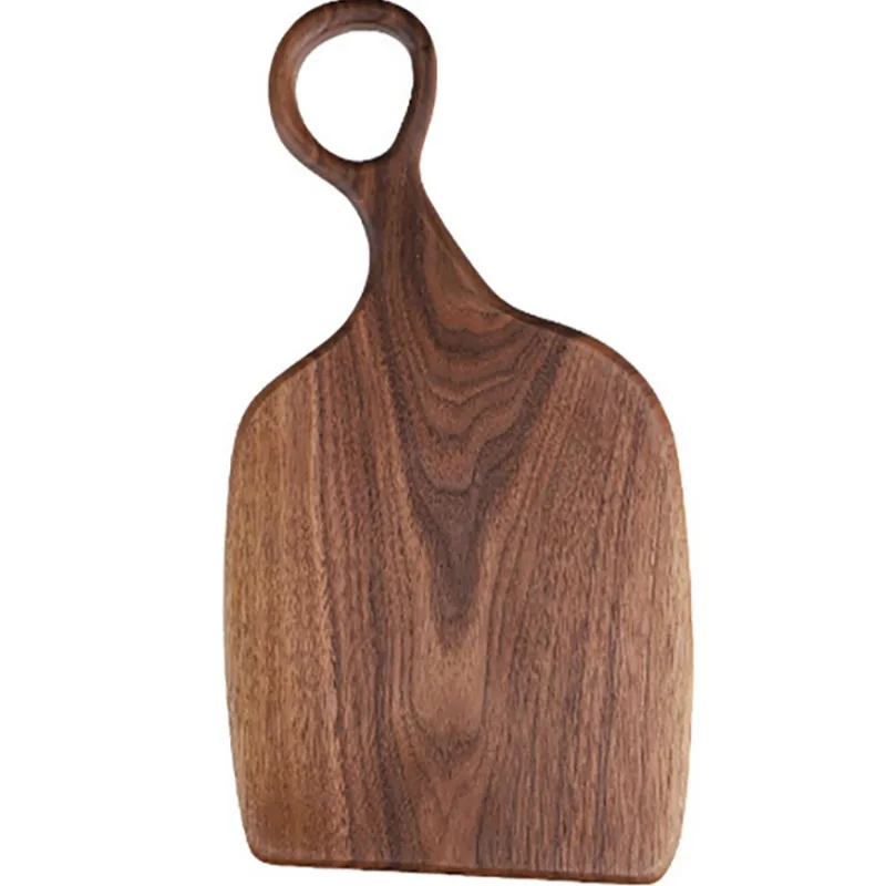 

Walnut couple cutting board wooden steak bread solid wood cutting board complementary food fruit board with handle kitchen