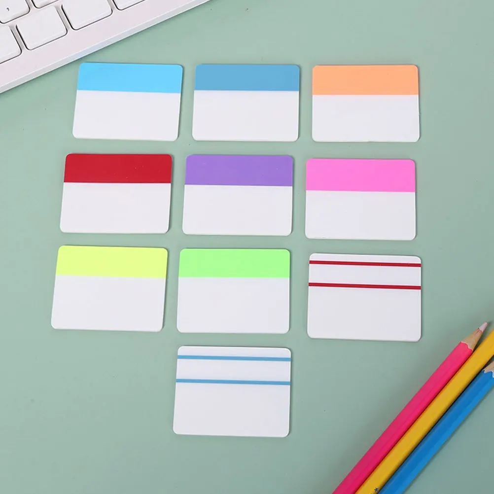 

Waterproof Index Tabs Portable Sentence Markers Sticky Page Tags For Book Reading Learning Accessory Highlight Strips