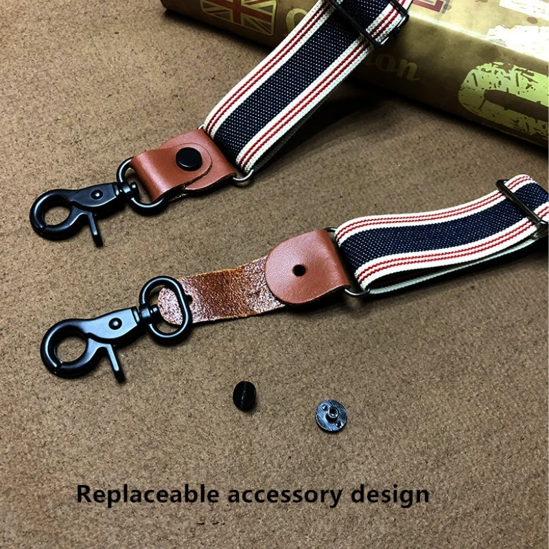 3*125CM Fashion Suspenders Women 3Clip Braces Men Suspenders For Trousers Adjustable Elasticity Suspenders For Men Bra Shirt Man