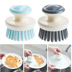 Multipurpose Dish Brush with Handle Kitchen Scrub Brushes for Cleaning Dish Scrubber with Stiff Bristles for Sink Pots Pans