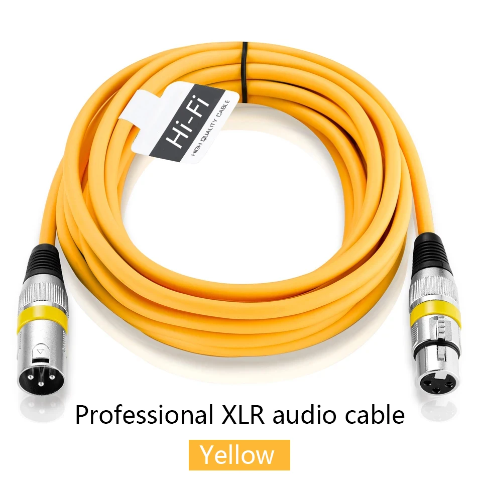 XLR Man-vrouw Kabel Professionele Microfoon Verlengkabel Voor Opname Mixer Evenwichtige Luidspreker Microfoon XLR 3Pin Audio Lijnen