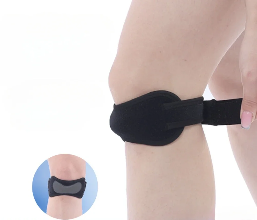 Sports Fitness Breathable Patella Knee Tendon Strap Pads Knee Pain Relief Patella Stabilizer Brace Support Badminton Cycling New