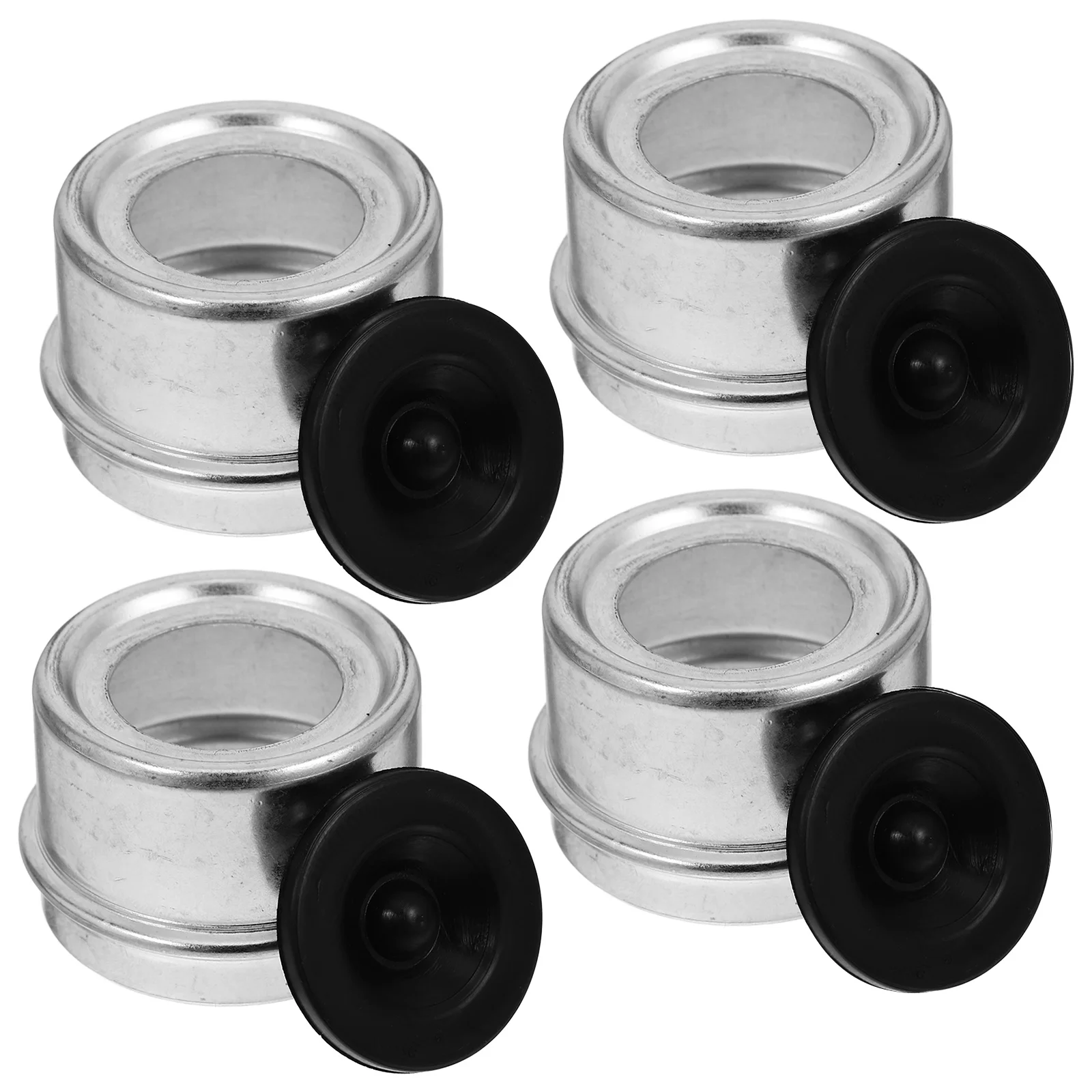 

4pcs Wheel Bearing Dust Cap Trailer Hub Grease Cap Easy Installation For Rvs Trailers Boat Trailer Parts Axle Cover