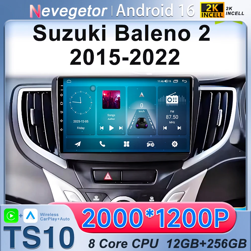 Android 16 For Suzuki Baleno 2016 2017 2018 2019 GPS Screen Support Raer Camera Carplay OBD Car Multimedia Radio Video Player