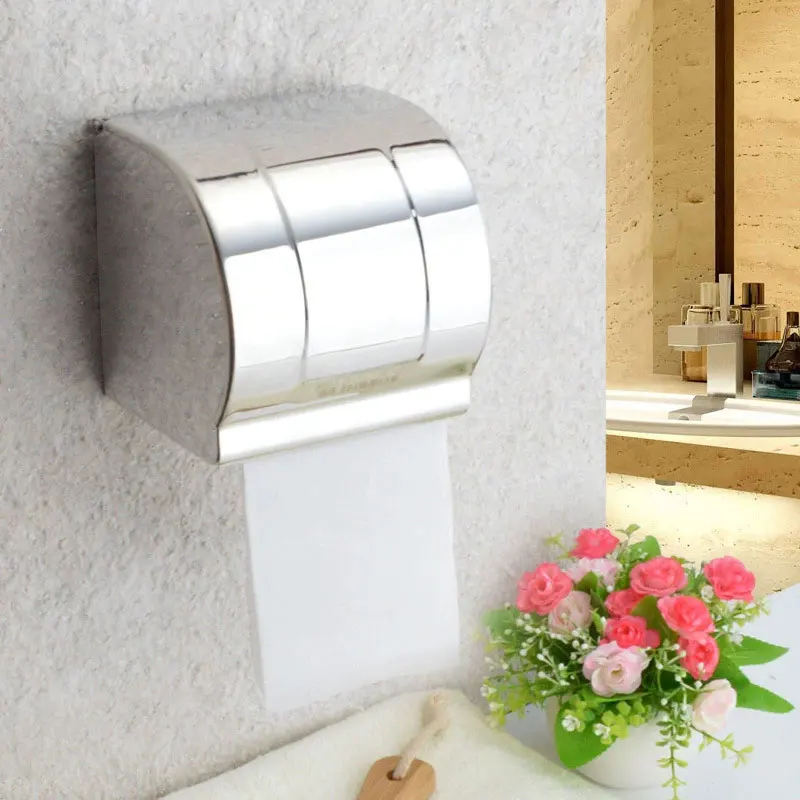 

Держатель для туалетной бумаги из нержавеющей стали для ванной комнаты, настенный, водонепроницаемый, для рулонов туалетной бумаги