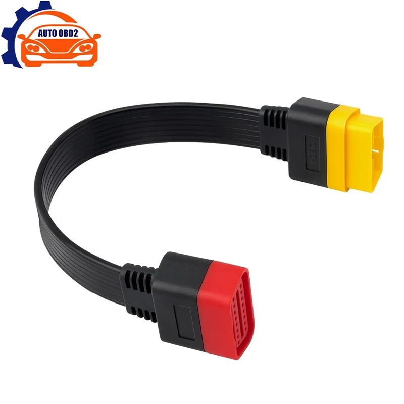 OBD2 Extension Cable OBDII 16PIN Male To Female Dual Connector Diagnostic Scanner For Launch X431V DBSCAR/DBSCAR5/GOLO/Thinkdiag 