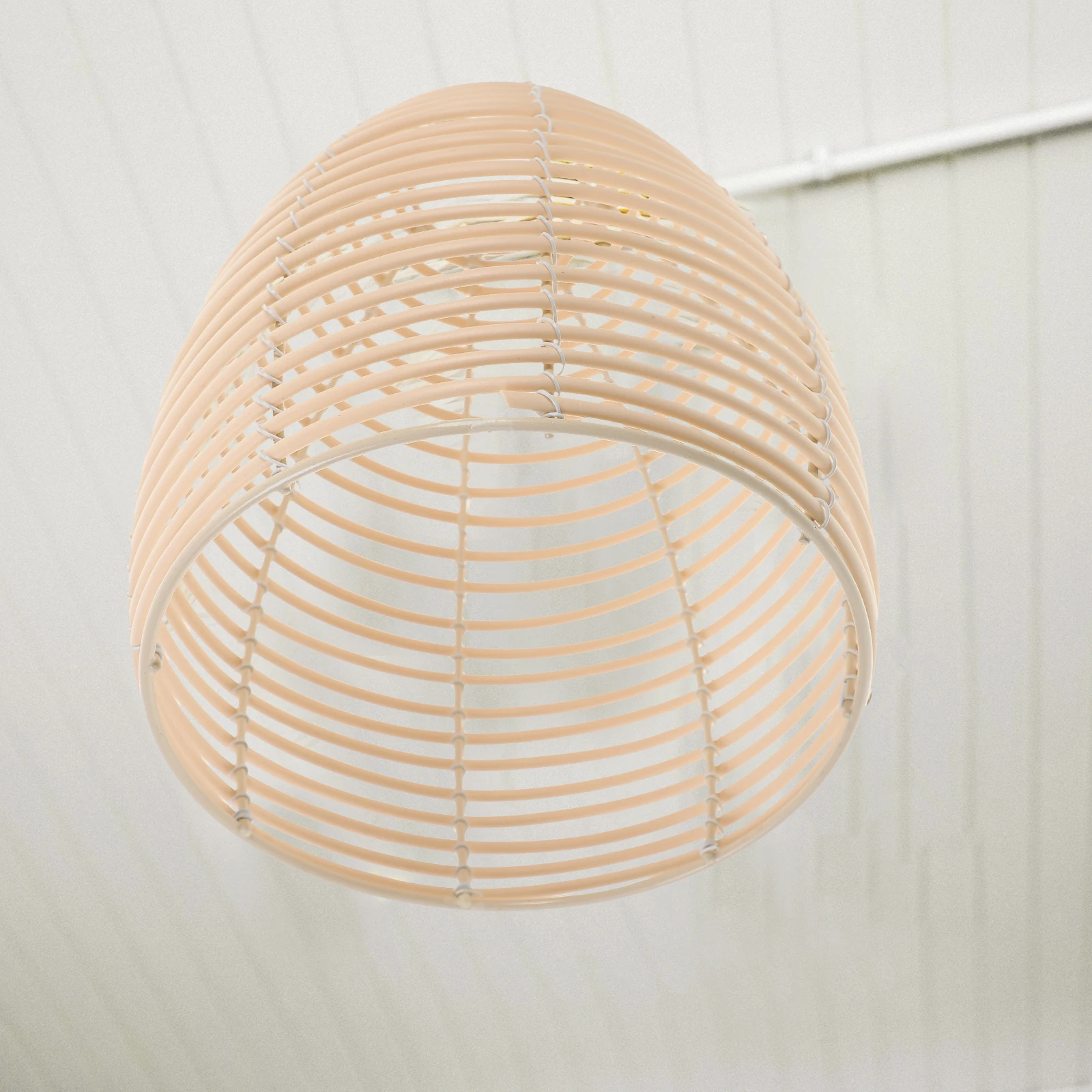 

Retro Woven 16x18cm Lamps Shade Beige E27 Table Hanging Ceiling Boho Home Decor Lamp Shade For Ceiling Lamp Replacement