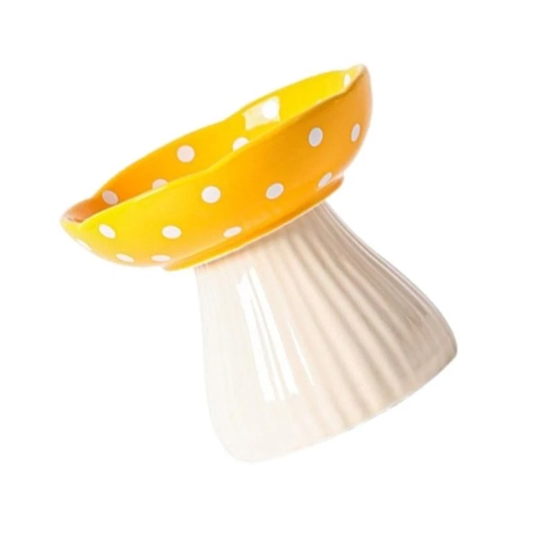 Pet Cats Dog Slow Bowl Help Healthy Eating Smooth Round Thickened Bowl Elevated Stand Comfortable Eating