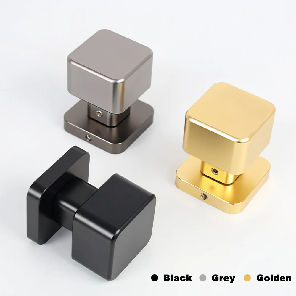 Квадратный односторонний невидимый дверной замок, минималистичный сплошной цвет, настенный дверной замок для гостиной, дверной замок для спальни