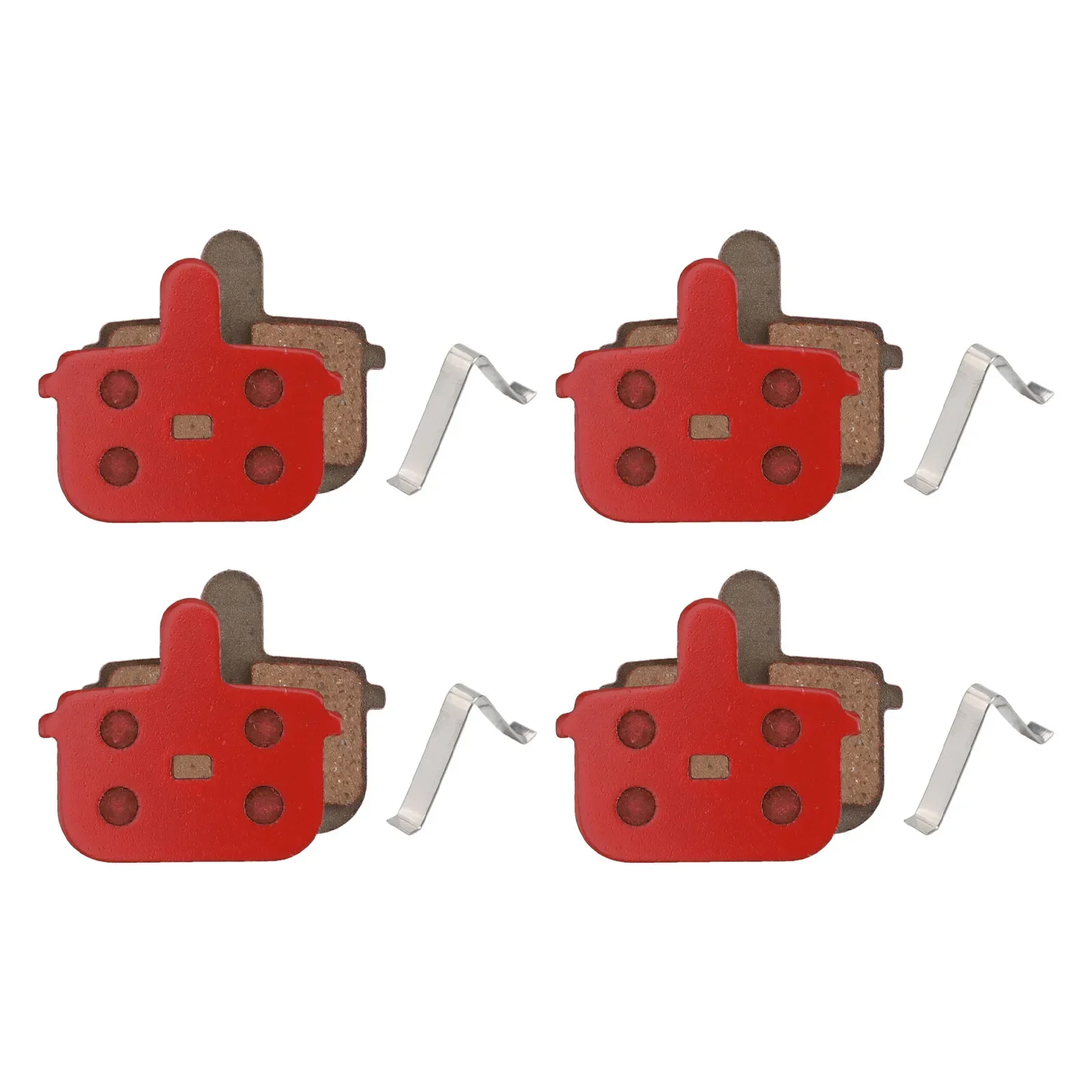 4 Pairs of For Semi Metal Brake Pads Compatible with For Kugoo G Booster Electric Scooter Increased Braking Efficiency