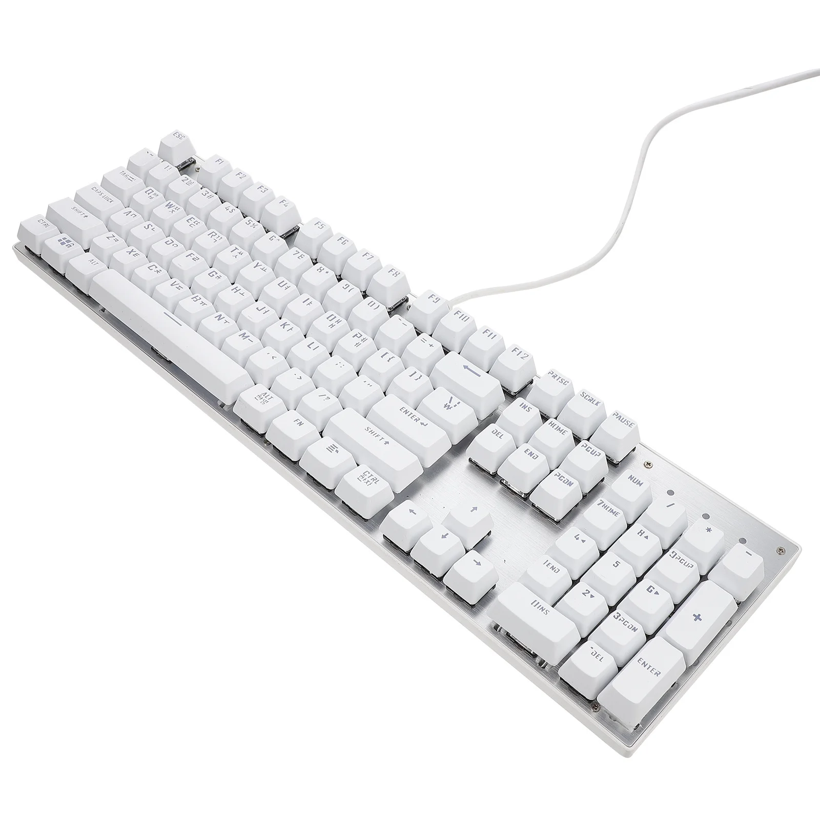 

1 set Mechanical Keyboard Keycap Abs Frosted Texture Replacement Key Caps For Pc Diy Custom Korean Letter Shining Through