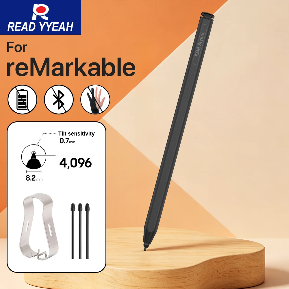 

Стилус EMR StyIus для ReMarkable 2, магнитный, с ластиком, 4096 уровней чувствительности, цифровой сенсорный стилус с функцией защиты от случайных касаний ладонью