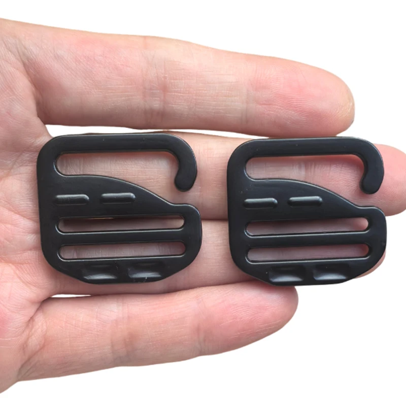 2 Stück G-Haken für taktische FCPC-Riemen, Airsoft-Weste, DON/DOFF Kangaroo MAG Pouch Connector, modularer Befestigungspunkt, Zubehör – Detail 7