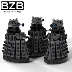 BZB MOC – kit de construction avec figurines de film, cabine téléphonique, Machine à chronométrer, Robot, briques, cadeau, jouet