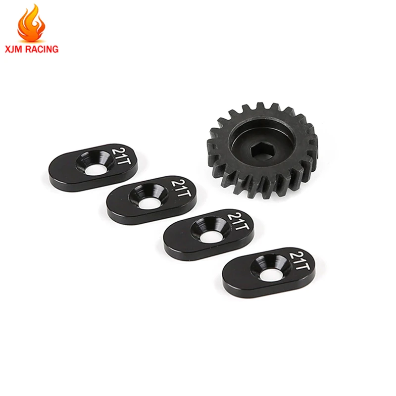 Metal Medium-difference High-speed Helical Small Teeth Gear 21T for 1/5 Losi 5ive-t Rofun Rovan LT Kingmotor X2 Rc Car Parts