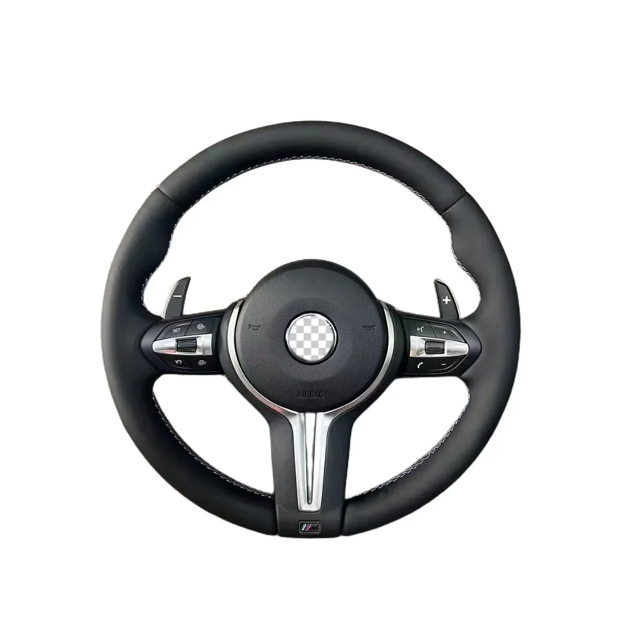 

Leather M Performance Steering Wheel Fit For BMW M5 F10 F11 F18 M6 F06 F12 F01 F02 F30 F35 F15 Steering Wheel