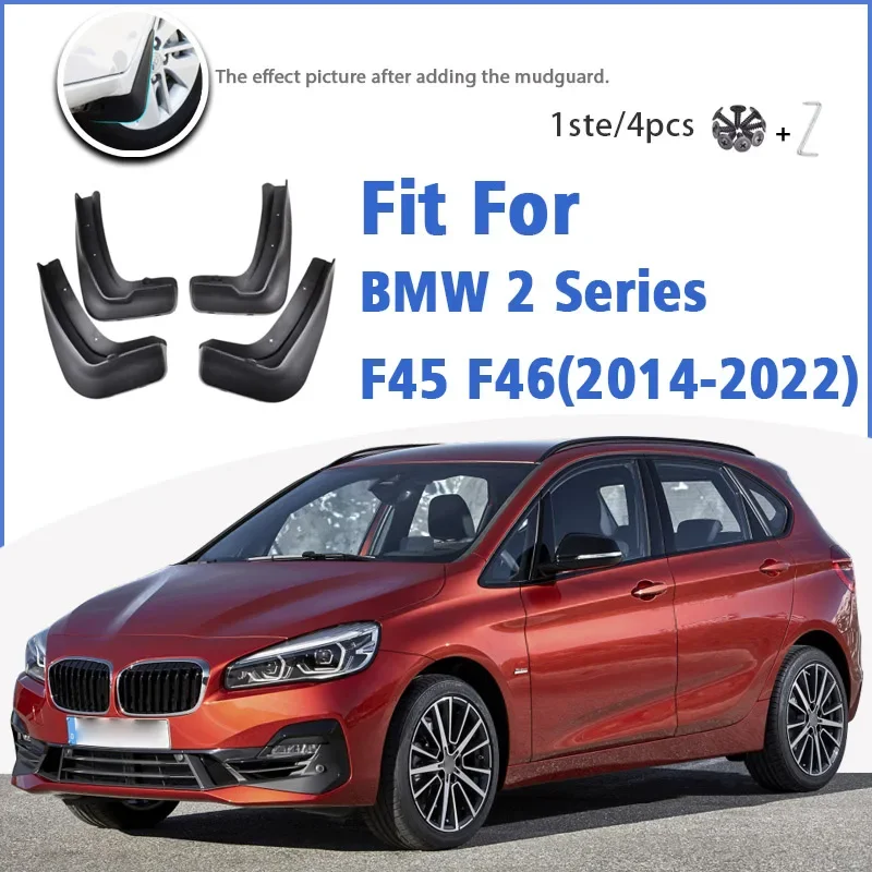 

Mudguard For BMW 2 Series F45 F46 Gran Active Tourer 2014-2022 Front Rear Mudflaps Splash Guard Mud Flaps Fender 2015 2016 2017