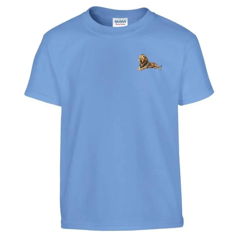 

African Lion kids t shirt animal small accent print