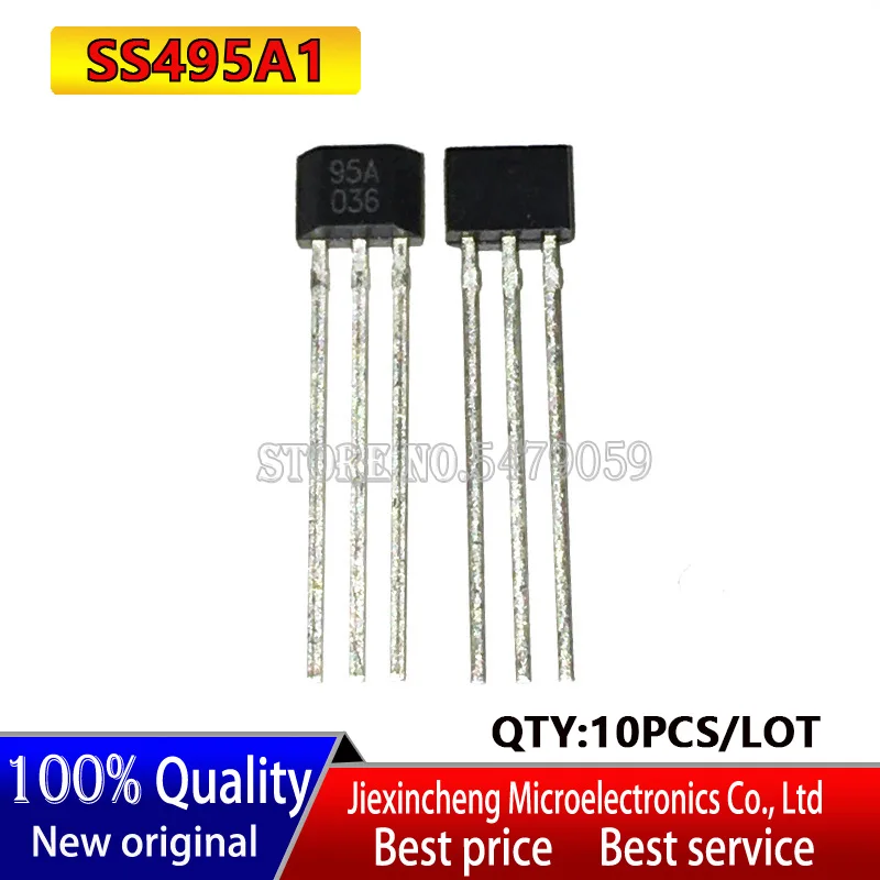 10PCS SS495A1 95A SS495A SS495 TO-92S 홀 센서 새로운 원본