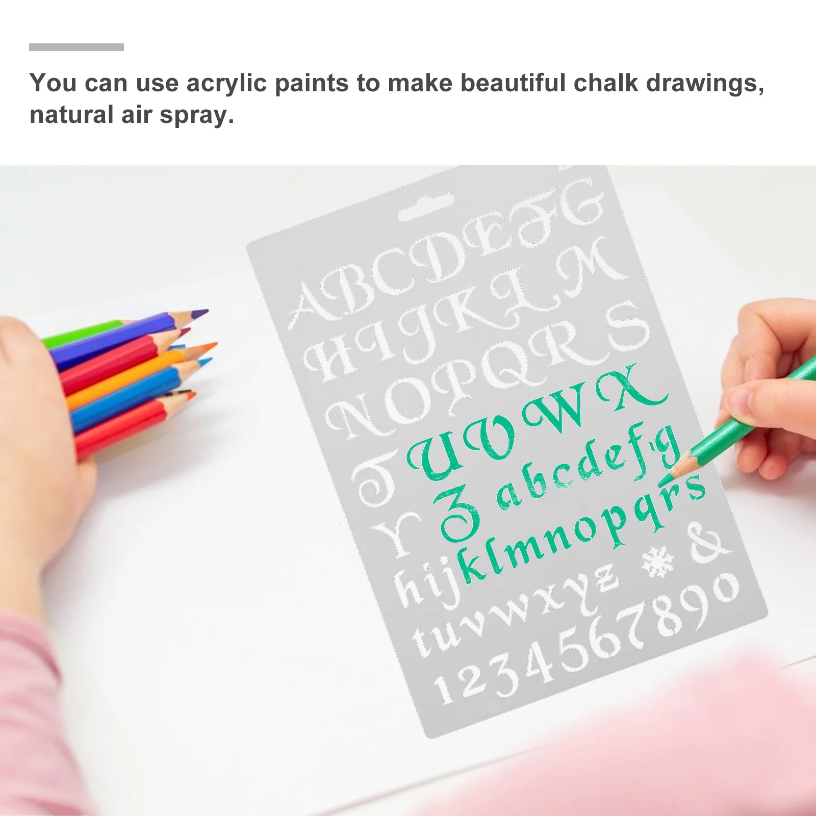 

12Pcs Multi-Style Combinations DIY English Templates for Journal Lettering Art Supplies Journal Stencils Crafts Templates