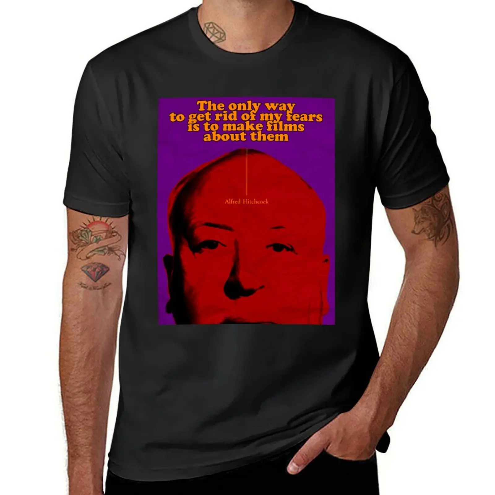 Alfred Hitchcock Quote 2 T-Shirt customs sublime for a boy men clothing