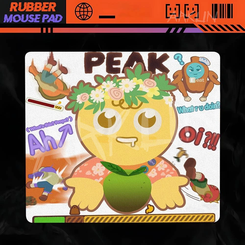 Popular collaborative mountain climbing adventure Funny PEAK Gaming Small mouse pad desktop computer Game Pad office keyboard