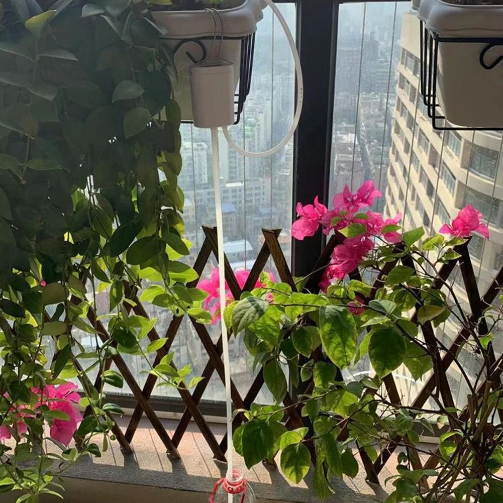 جهاز الري بالتنقيط بالرش المنزلي 2/8/16 رؤساء مضخة مؤقت تلقائي سقي الري بالتنقيط جهاز سقي النباتات الداخلية