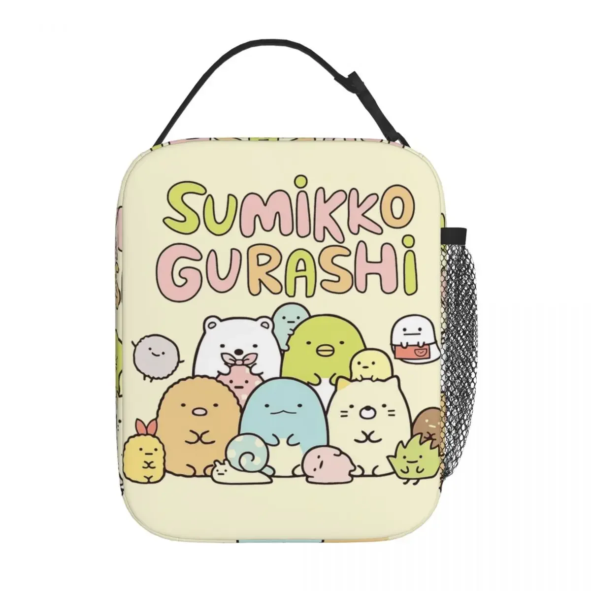 Borsa termica per il pranzo Team Sumikko Gurashi accessori Lunch Food Box dispositivo di raffreddamento termico causale Bento Box per Picnic sul