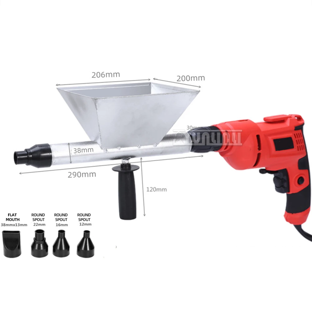 Cement Mortar Caulking Gun Grouting Gun Electric Cement Gun Door Window Caulking Gun Automatic Grouting Machine with heads