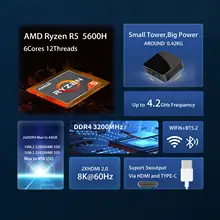 Mini PC Ryzen 5 Gaming Desktop with SSD #5