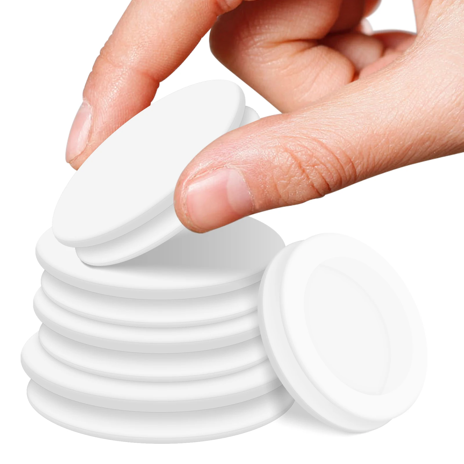 5 قطعة سدادات حصالة على شكل حيوان غطاء سفلي استبدال صندوق توفير المال المستدير التوصيل سيليكون مختومة قاعدة عملة جرة أصبع البنك الملحقات