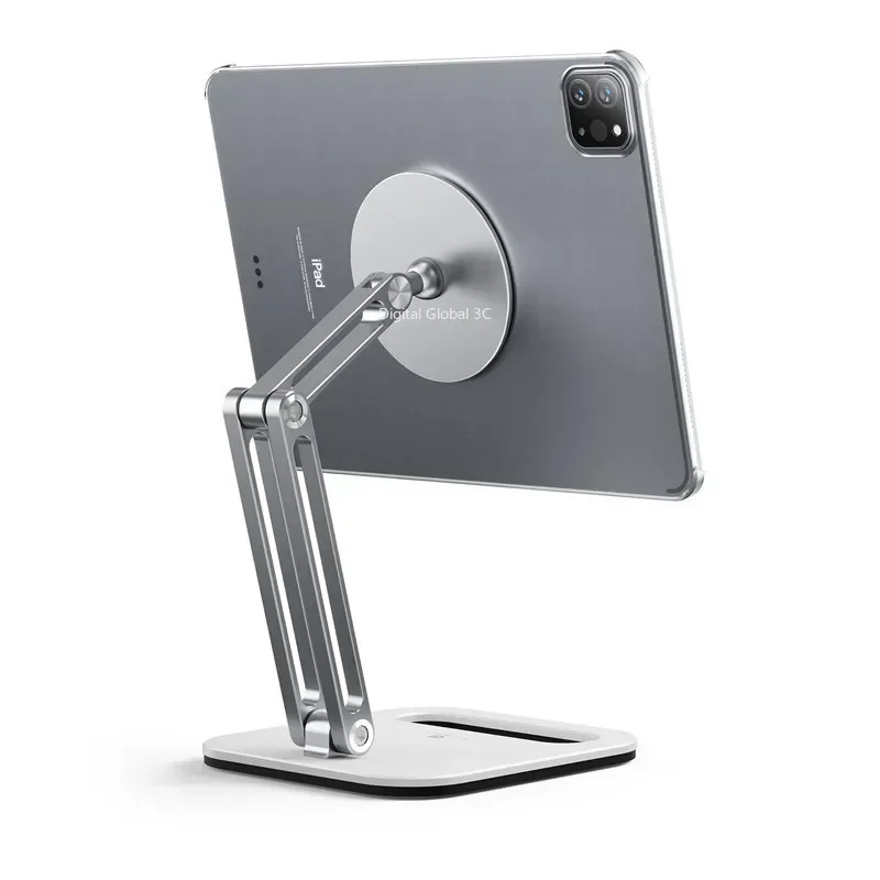 Imagem -06 - Metal Suporte de Tablet Magnético Suporte de Mesa Ipad Pro Xiaomi Samsung Huawei Apple Acessórios