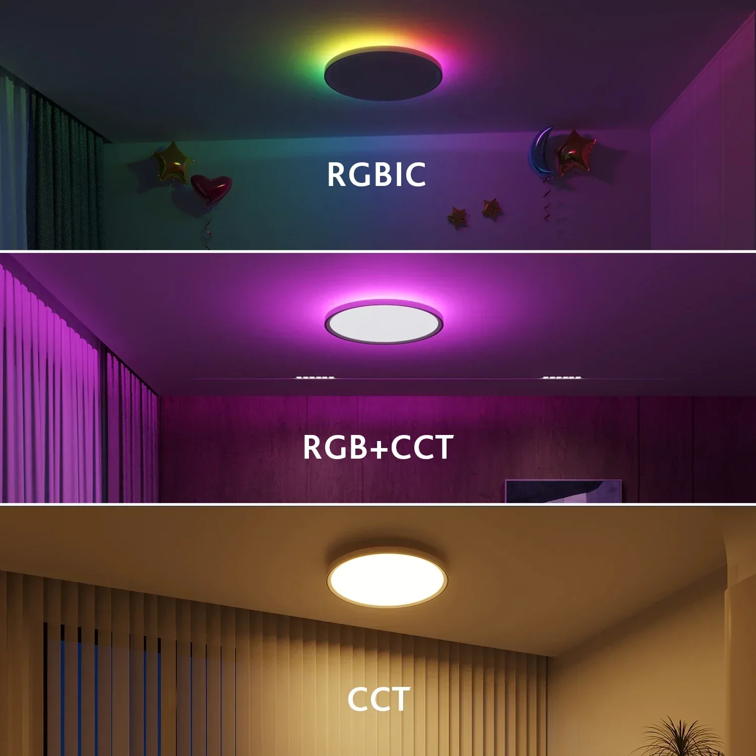 Eglo Slimme plafondlamp | Frania-Z | 43 cm | Rond | RGB 2700-6500K Eglo Slimme plafondlamp | Frania-Z | 43 cm | Rond | RGB 2700-6500K