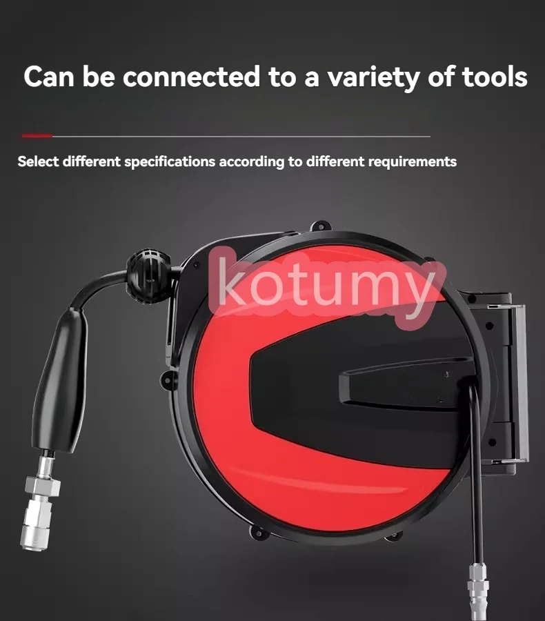 Air Drum Automatic Retractable Hose Reel Car Repair Air Drum   Rotatable Pipe Coiler Hose Reel For Garden Auto Repair