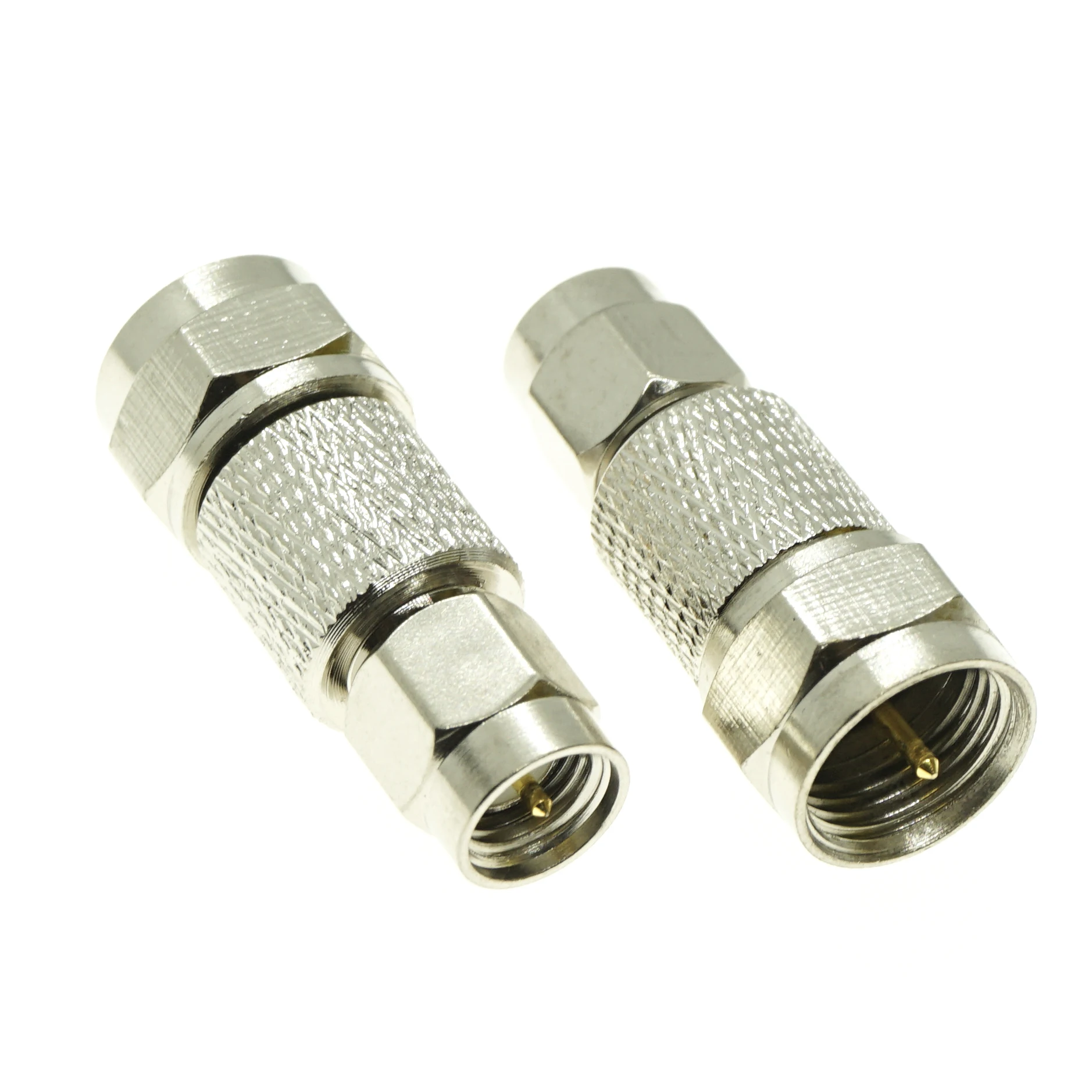 

1X Pcs F Male to SMA Male Plug F To SMA Connector Socket Nickel Plated Brass Straight Coaxial RF Adapters
