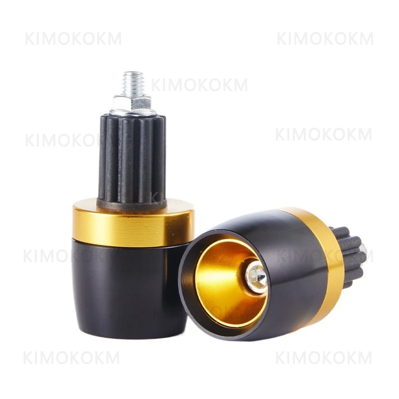 Motorcycle Modification Handlebar Plug Aluminum Alloy Handlebar Plug Electric Bike Balance Head Faucet Handlebar Plug Ball Head view 3