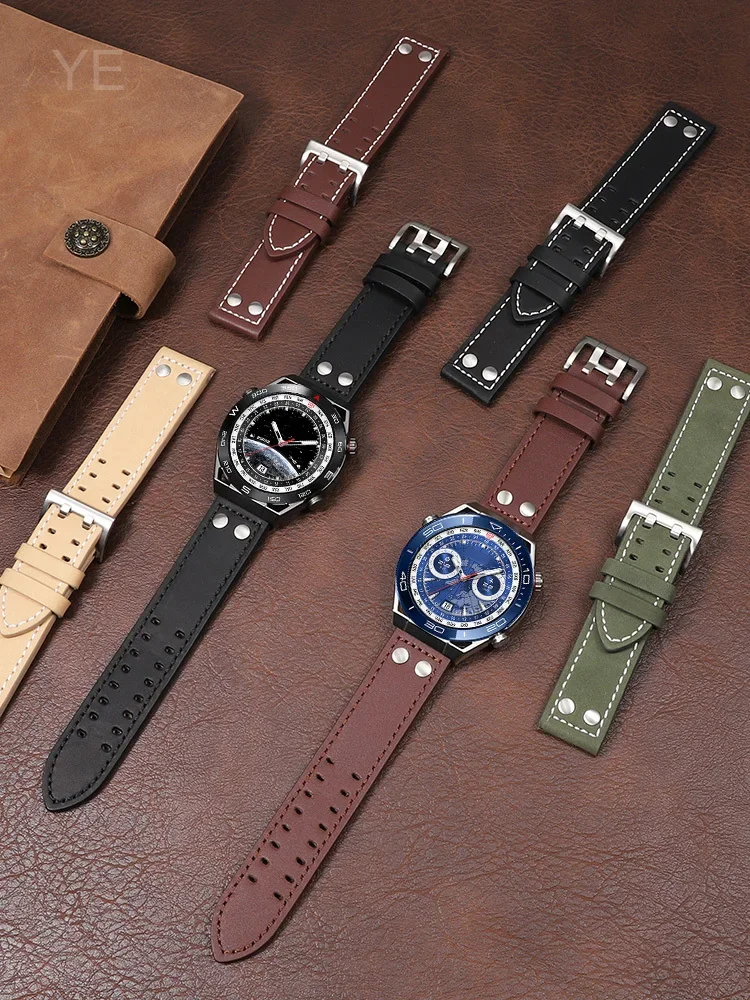 Premium Quality Genuine Cowhide Leather Waterproof Watchbands for Hamilton H760250 Khaki Aviation 20 22mm Watch Accessories