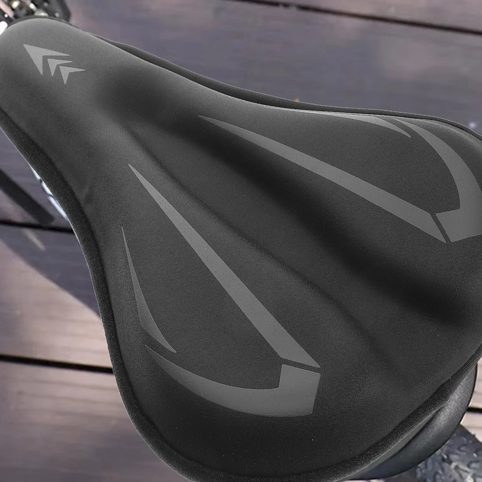 Silicone Breathable Soft Bike Seat Cover Mountain Road Thickened Padded Bicycle Saddle Cushion Comfortable Cycling Accessory